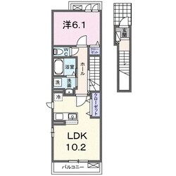 Ｍ・プレーリーローズＤの物件間取画像